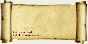 Jovana Glavonjić vizit kartica